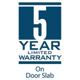 36 in. x 80 in. DesignGlide Farmhouse Unfinished Solid Wood 6-Lite Obscure Glass Sliding Barn Door & Black Hardware Kit - Super Arbor