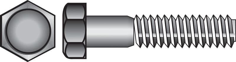 Hillman 1/2-13 in. Dia x 1-1/2 in. L Steel Hex Head Cap Screw, 50-Pack