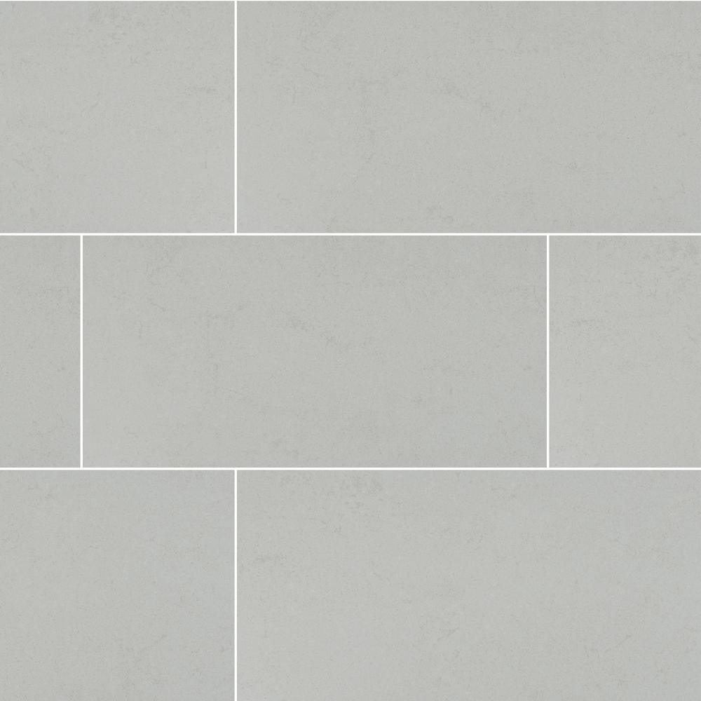 Beton Glacier 12 in. x 24 in. Matte Porcelain Floor and Wall Tile (16 sq. ft. / case) - Super Arbor
