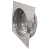 14 in. Dia Aluminum Roof Louver Exhaust Vent in Mill Finish - Super Arbor
