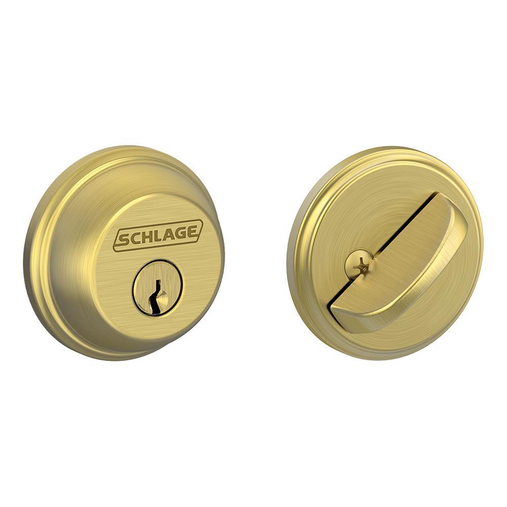 Satin Nickel Single Cylinder Deadbolt - Super Arbor