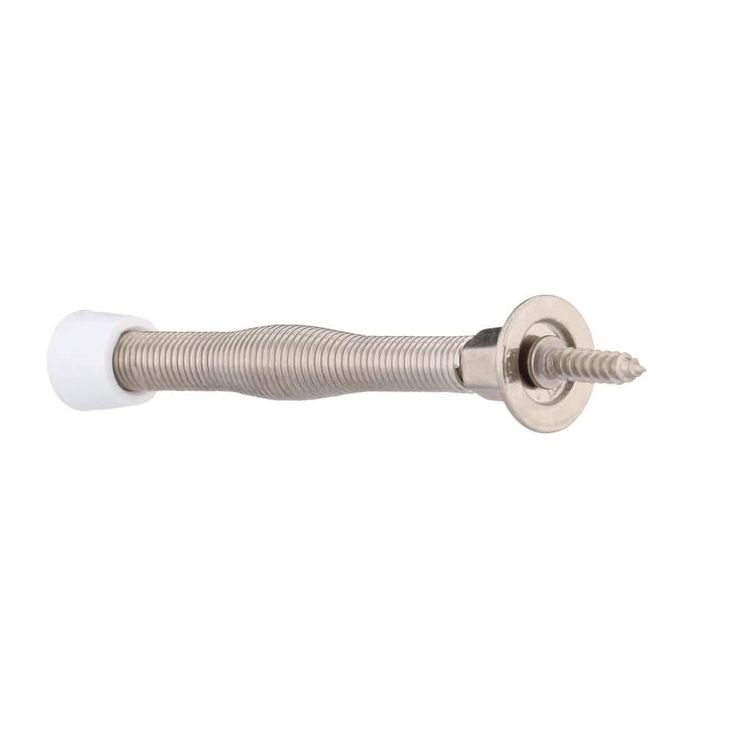 Satin Nickel Light Duty Spring Door Stop
