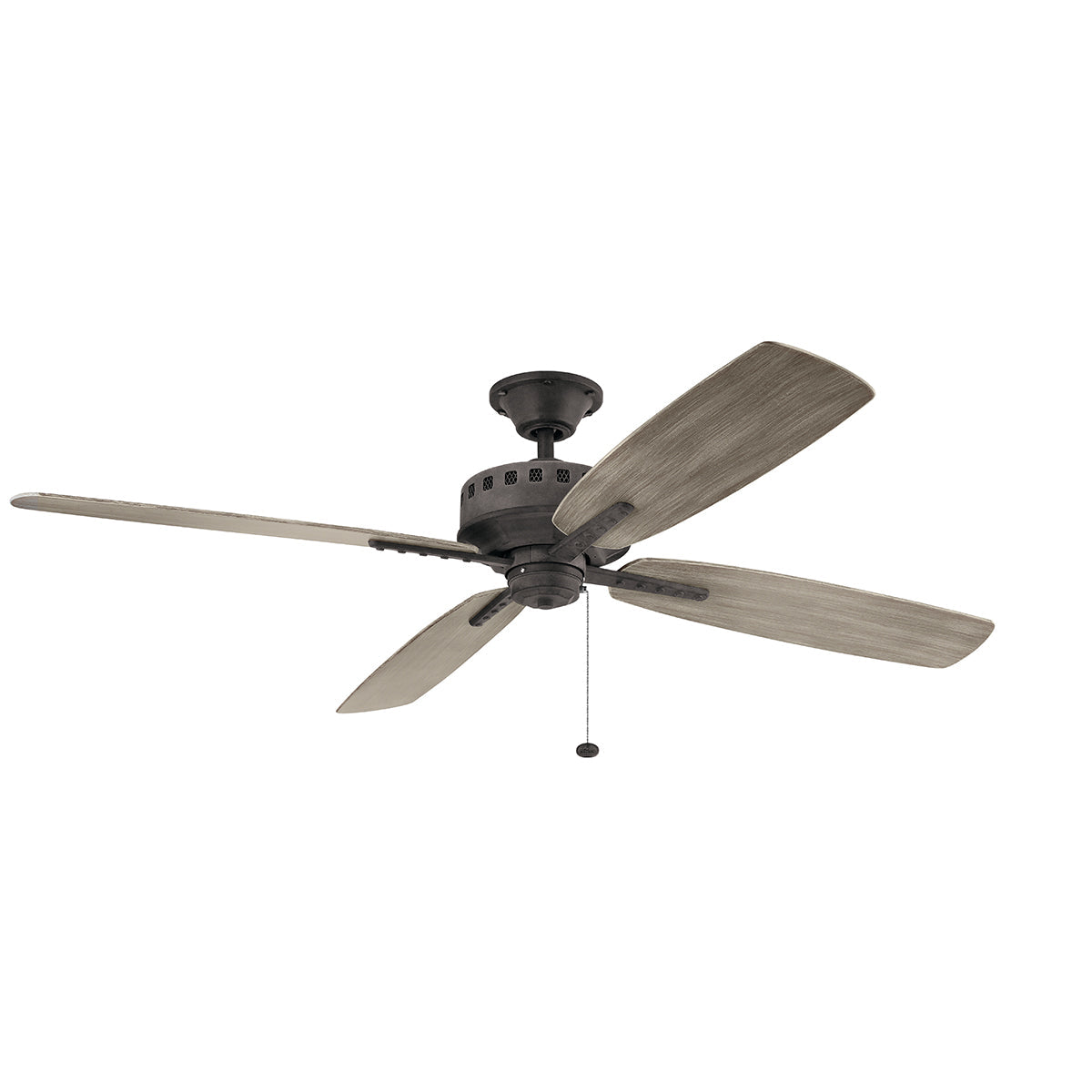 Kichler Eads 65" Indoor/Outdoor Ceiling Fan, Weathered Zinc (310165WZC)