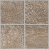 TrafficMaster White Travertine 12 in. x 12 in. Peel and Stick Vinyl Tile (30 sq. ft. / case)