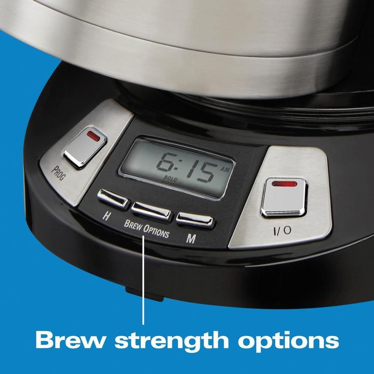 8-Cup Black Programmable Coffee Maker with Thermal Carafe