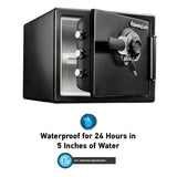 SFW082DTB 0.8 cu ft Fireproof Safe and Waterproof Safe with Dial Combination - Super Arbor