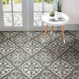 Merola Tile Evoque Carthusian 9-3/4 in. x 9-3/4 in. Porcelain Floor and Wall Tile, Beige (10.88 sq. ft./Case)