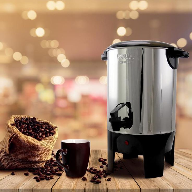 Better Chef 30-Cup Silver Commercial/Residential Coffee Urn