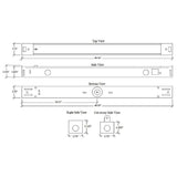 4 ft. 32-Watt 1-Lamp Fluorescent White Commercial Grade Instant Start T8 Narrow Strip Light Fixture