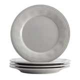 16-Piece Solid Sea Salt Gray Ceramic Dinnerware Set (Service for 16)