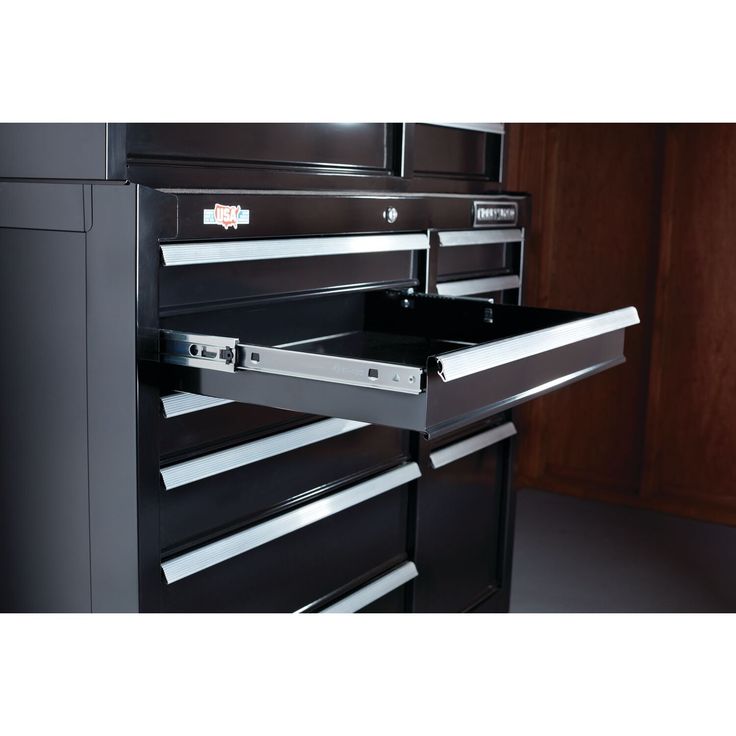 CRAFTSMAN 2000 Series 41-in W x 37.5-in H 10-Drawer Steel Rolling Tool Cabinet (Black)