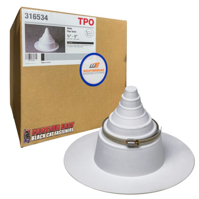 WeatherBond TPO Universal Pipe Seal White