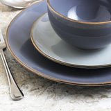 Tahitian Grand 16-Piece Casual Gray Stoneware Dinnerware Set (Service for 4)