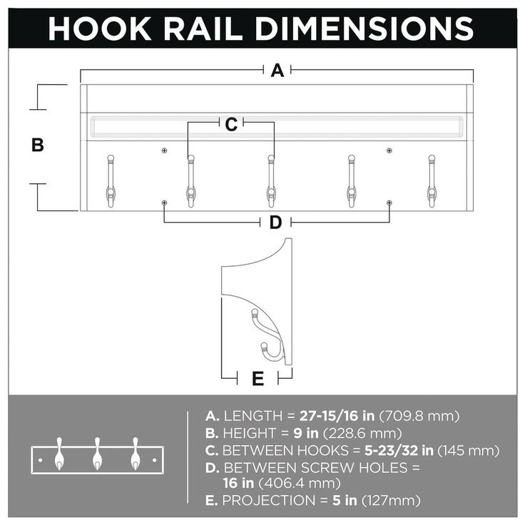 Classic Arch 28 in. White and Satin Nickel Trayed Hook Rack