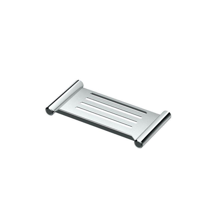 10 in. W Elegant Shower Shelf in Chrome - Super Arbor