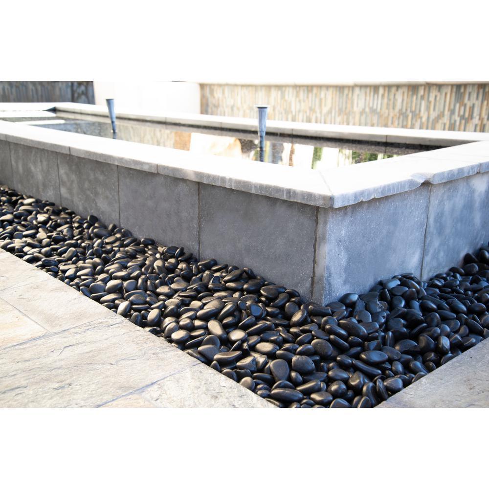 Ash Beach 0.5 cu. ft. River Rock approx. 40 lbs. Bag - Super Arbor