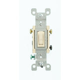 15 Amp 3-Way Toggle Switch, White - Super Arbor