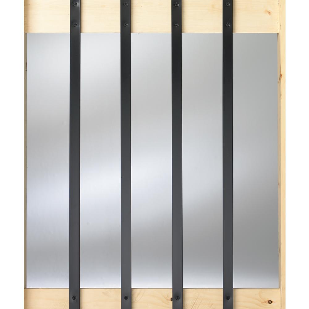 32 in. x 1 in. Black Aluminum Rectangular Baluster (14-Pack) - Super Arbor