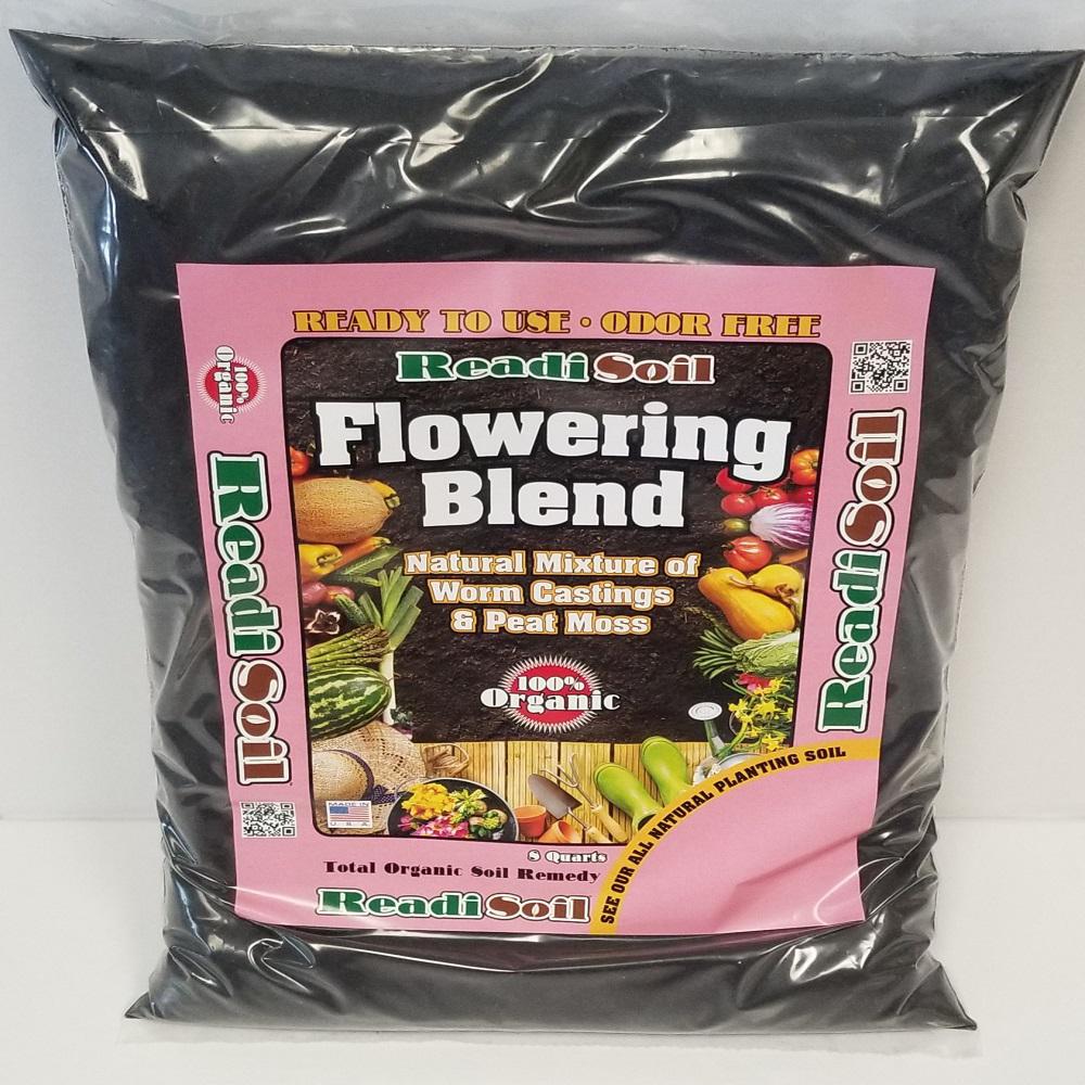 Readi Soil 8 Qt. 100% Organic Worm Castings Flowering Blend - Super Arbor