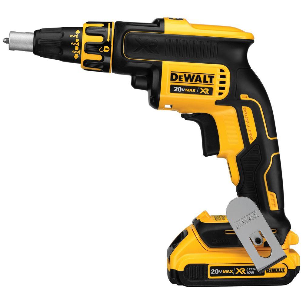 20-Volt MAX XR Lithium-Ion Cordless Drywall Screwgun/Cut-out Tool Combo Kit (2-Tool) with (2) Batteries 2Ah and Charger