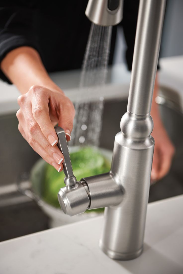 Coretta Single-Handle Pull-Down Sprayer Kitchen Faucet with Reflex and Power Boost in Spot Resist Stainless