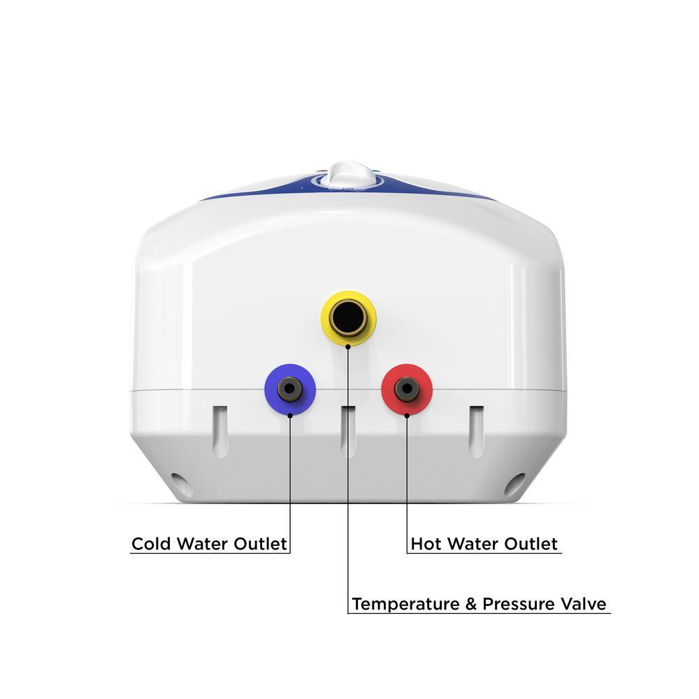 EM 4.0 Point-Of-Use 4.0-Gal. 1440-Watt 110/120-Volt Electric Mini Tank Water Heater - Super Arbor