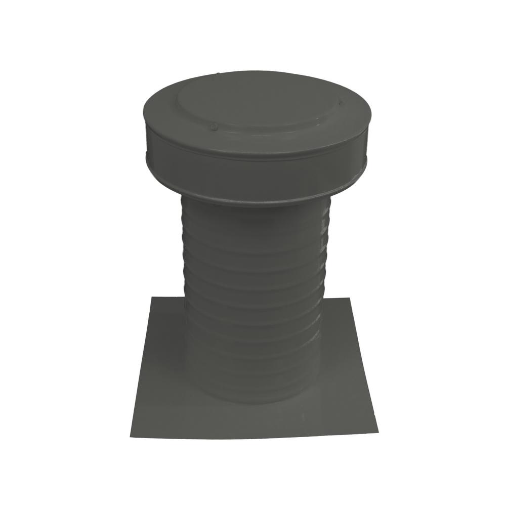 12 in. Dia Keepa Vent an Aluminum Roof Vent for Flat Roofs - Super Arbor