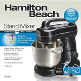 4 Qt. 7-Speed Black Stand Mixer