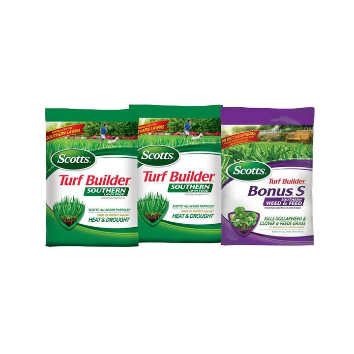 Scotts 10,000 sq. ft. Southern Lawn Fertilizer Program for Centipede, St. Augustine and Zoysia Grass (3-Bag)
