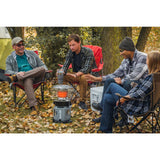 18K BTU HeatAround 360 ELITE Portable Propane Heater in Black - Super Arbor