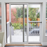 Patio Door Security Bar with Anti-Lift Lock (Black) - Super Arbor