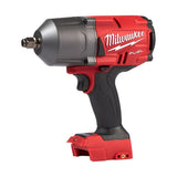 M18 FUEL 18-Volt 1/2 in. Lithium-Ion Brushless Cordless Impact Wrench with Friction Ring & Grease Gun with Two Batteries