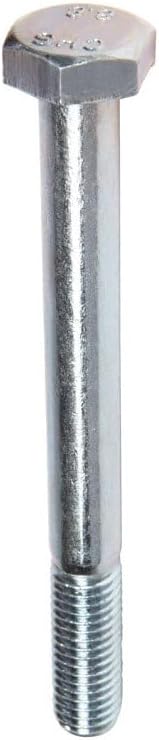 Hillman M10-1.50 x 100 mm Heat-Treated Steel Hex Head Cap Screws, Zinc Plated, 25-Pack