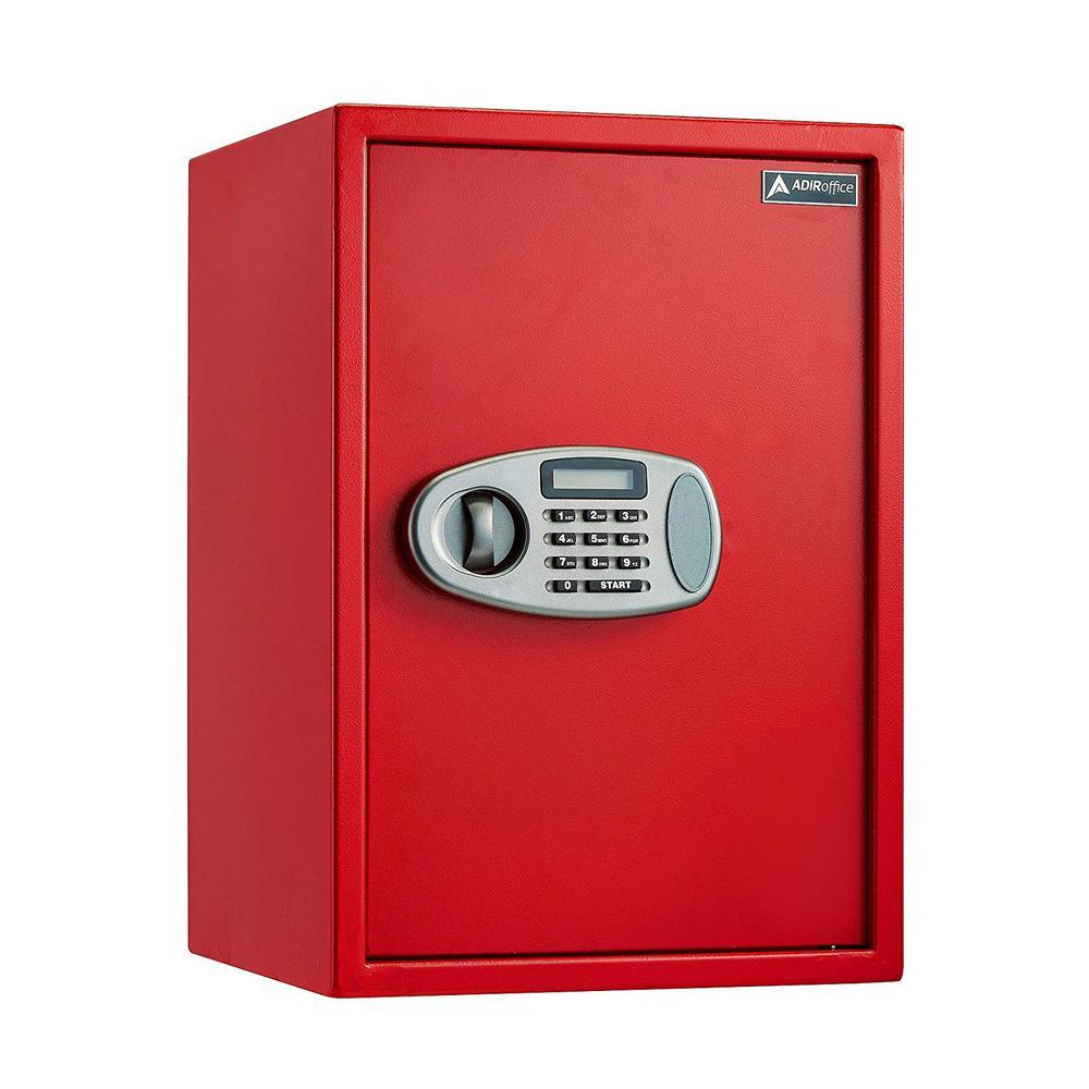 2.32 cu. ft. Steel Security Safe with Digital Lock, White - Super Arbor