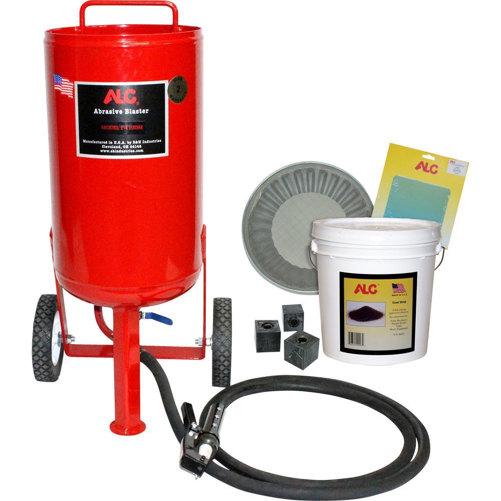 110 lb. Portable Pressure Abrasive Blaster with Starter Kit - Super Arbor
