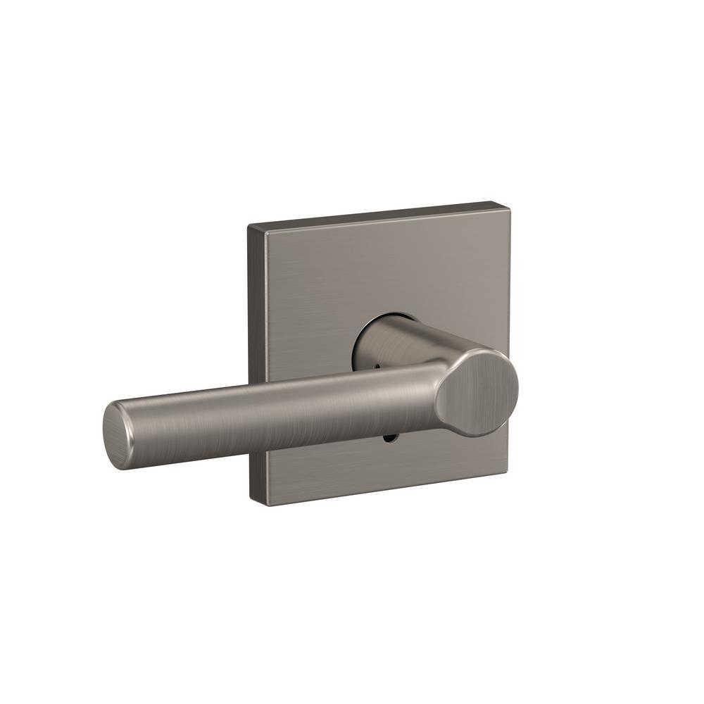 Custom Broadway Matte Black Collins Trim Combined Interior Door Lever - Super Arbor