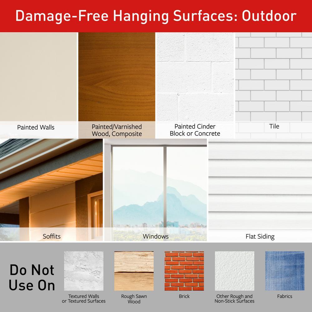 Clear Small Outdoor Light Clips - Super Arbor