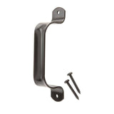 6-1/2 in. Black Heavy Duty Door Pull