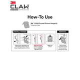 3M Claw Silver Drywall Picture Hanger, 15 lb, 1 Pack