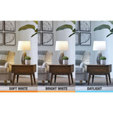 100-Watt Equivalent A19 Spiral Dimmable TruDim CFL Light Bulb Daylight (6500K) (2-Pack) - Super Arbor