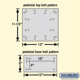 Universal Pedestal for NDCBU Mailbox Replacement