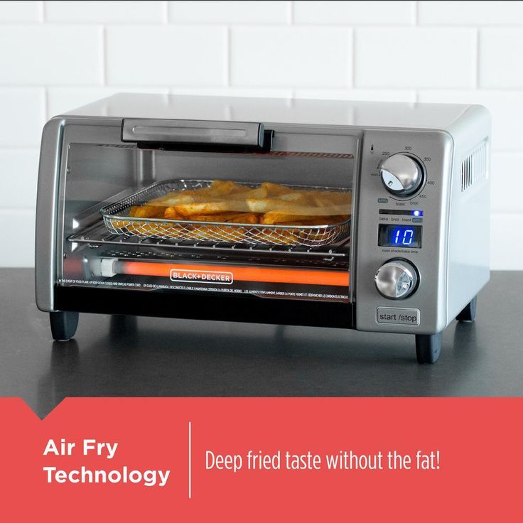 Crisp 'n Bake 4-Slice Silver Countertop Oven