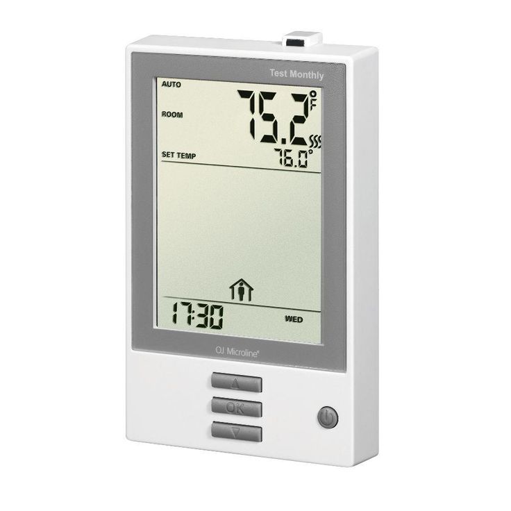 ThermoSoft 7 Day Intuitive Programmable Thermostat with Floor Sensor for 120 or 240-Volt Floor Heating Systems