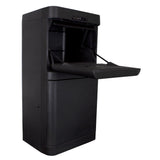 Black Floor Mount Smart Parcel Security Mailbox - Super Arbor