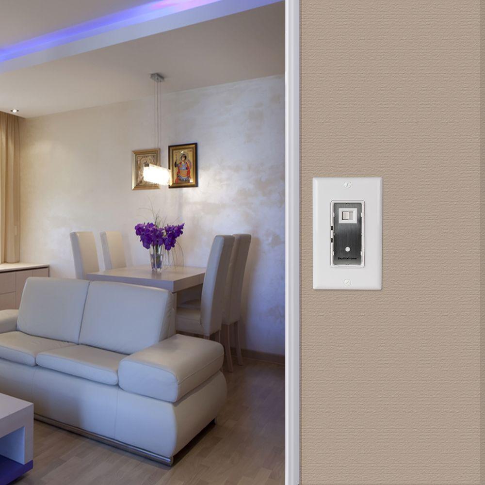 Wireless DIY 3-Way On/Off Lighting Control Wall Switch Set -White - Super Arbor