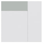 32 in. x 80 in. MODA Primed PMT1011 Solid Core Wood Interior Door Slab w/Translucent Glass - Super Arbor