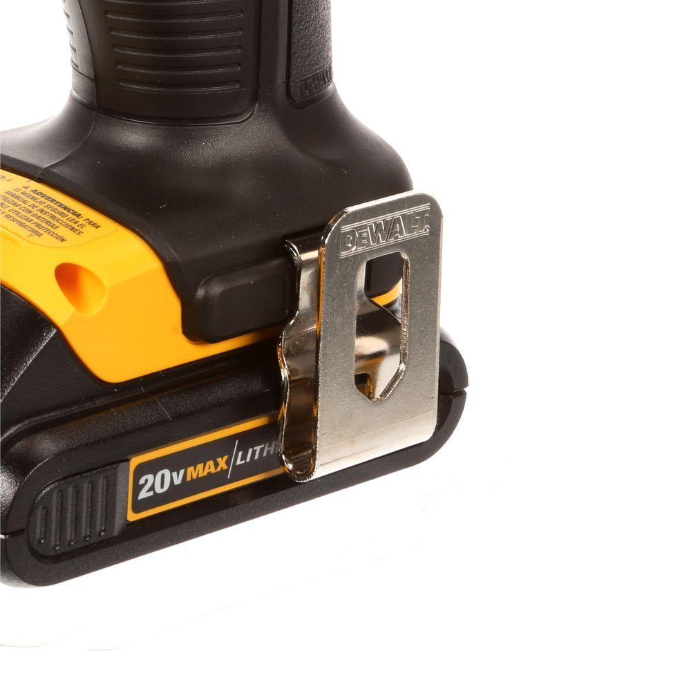 20-Volt MAX Lithium-Ion Cordless Compact Right Angle Drill Kit with Battery 1.5Ah, Charger and Bag - Super Arbor