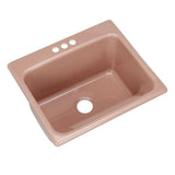 Kensington Drop-In Acrylic 25 in. 3-Hole Single Bowl Utility Sink in Ice Grey - Super Arbor