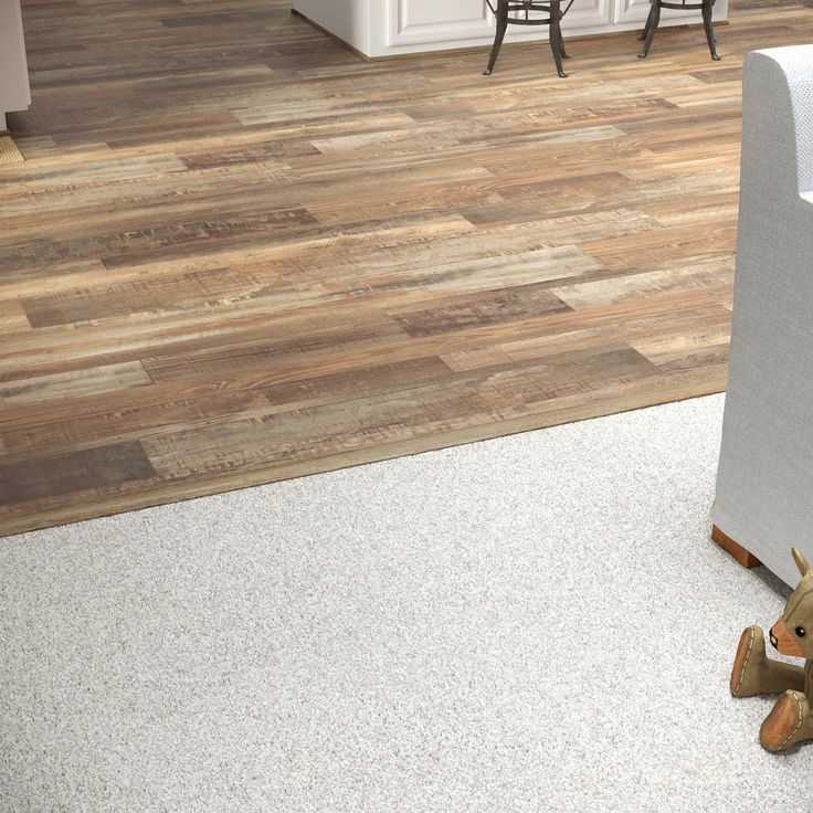 CALI Mute Step Redefined Pine 0.56-in T x 1.25-in W x 72-in L Vinyl T-moulding