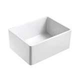 Olde London Farmhouse Fireclay 27 in. Single Bowl Kitchen Sink with Grid with Grid and Strainer - Super Arbor